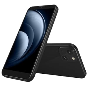 H3 Cheap 2025 New 4G LTE SIM Free Unlocked Mobile Phones 6.0” Unlocked Android Phones 2GB+16GB Quad Core 2GB RAM Android 10 Mobile phone 8MP Smartphone Dual SIM Face Unlock UK (Black)