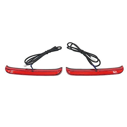 Clignotants moto sacoche arrière rouge à LED double fonction pour Touring