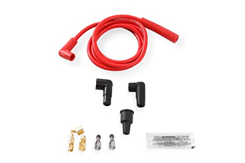 Accel 170500R Single Wire Replacement Kit - Staight And 90° Spark Plug Boots - Universal - Red #TOP1