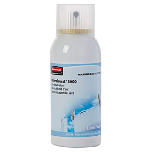 Rubbermaid-Commercial-4012551-Microburst-3000-Refill-Linen-Fresh-2oz-Aerosol-12Carton-RCP4012551