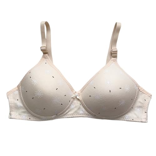 Image of IUYTYSER Bras for Women Non Wired Womens Wide Straps Tshirt Wireless 360 Longline Sport Bra Removable No Underwire Bralettes Plus Size Sexy Padded Push Up Minimiser UK White Lace Gel White XL