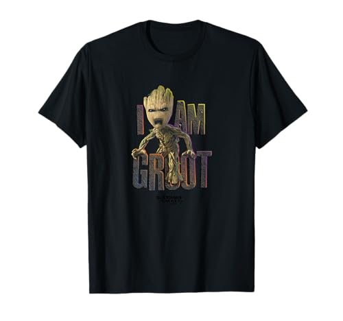 Marvel Guardians Vol.2 I Am Groot Cute Angry Camiseta