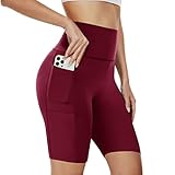 ⭐Figurbetonte Passform: Der hohe elastische und high waiste Bund sorgt dafür, dass diese kurze Leggings auch bei intensivem Training nicht herunterrutscht, fördert die Kompression und den Halt. Eine perfekte Wahl für Sportarten wie Laufen, Tanzen, Joggen, Yoga, Fahrradfahren, Zumba oder jede Form von Training und Entspannung. Absolut sporttauglich!
