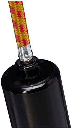 uhlsport Ballpumpe klein (6), für Fußball, Volleyball & Co., kompakte Luftpumpe mit flexibler Verlängerung, ideale Pumpe für unterwegs, 100118701, Schwarz