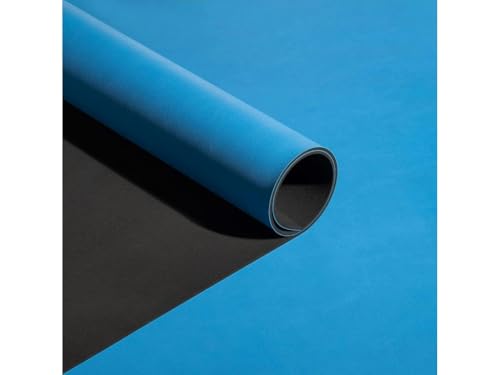 Techni-Pro 758ST3136 - Table Mat, 3-Layer, Grounding Snap, Blue, 36' x 72'
