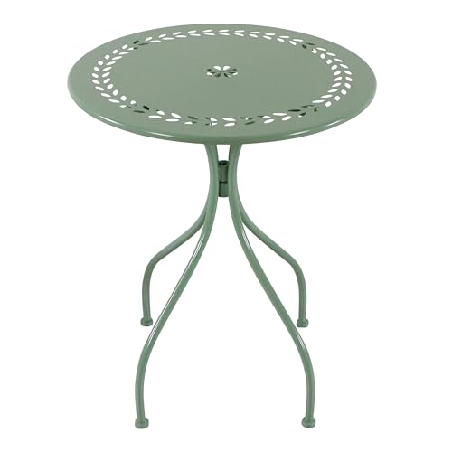 Set Bistro para Jardin Verde Pastel AXI Marilou Mesa Mosaico Terraza Balcon 7