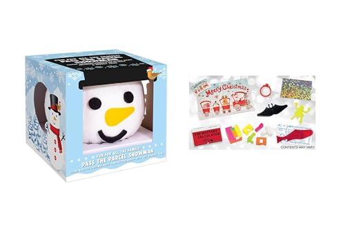 Image of Novelty Family Game Pass The Parcel Snowman Party Game 8 Prizes