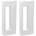 Spares2go Poignée de porte pour TEKA réfrigérateur congélateur (190 mm, Blanc, Lot de 2)