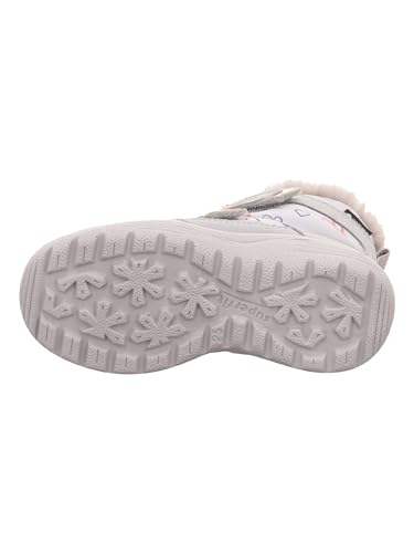 Girl's Modern Snow Boot, Light Grey 2500, 11 UK Child Wide4