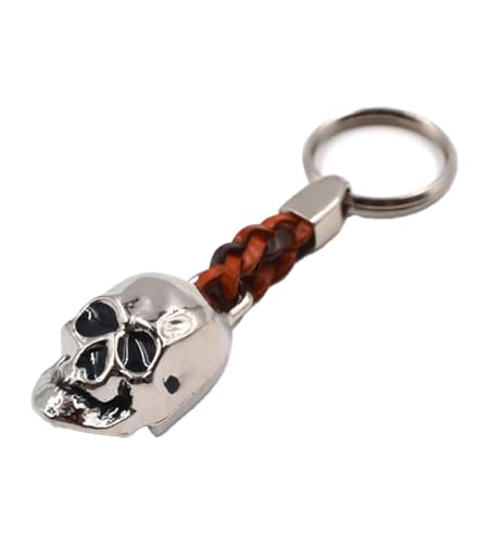 Porte-clés Tête de Mort, Cadeau, Accessoire, env. 9cm