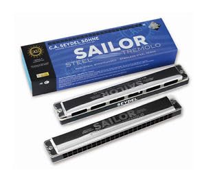Seydel Sailor Steel G/48 Mundharmonika , Edelstahl Stimmzungenl