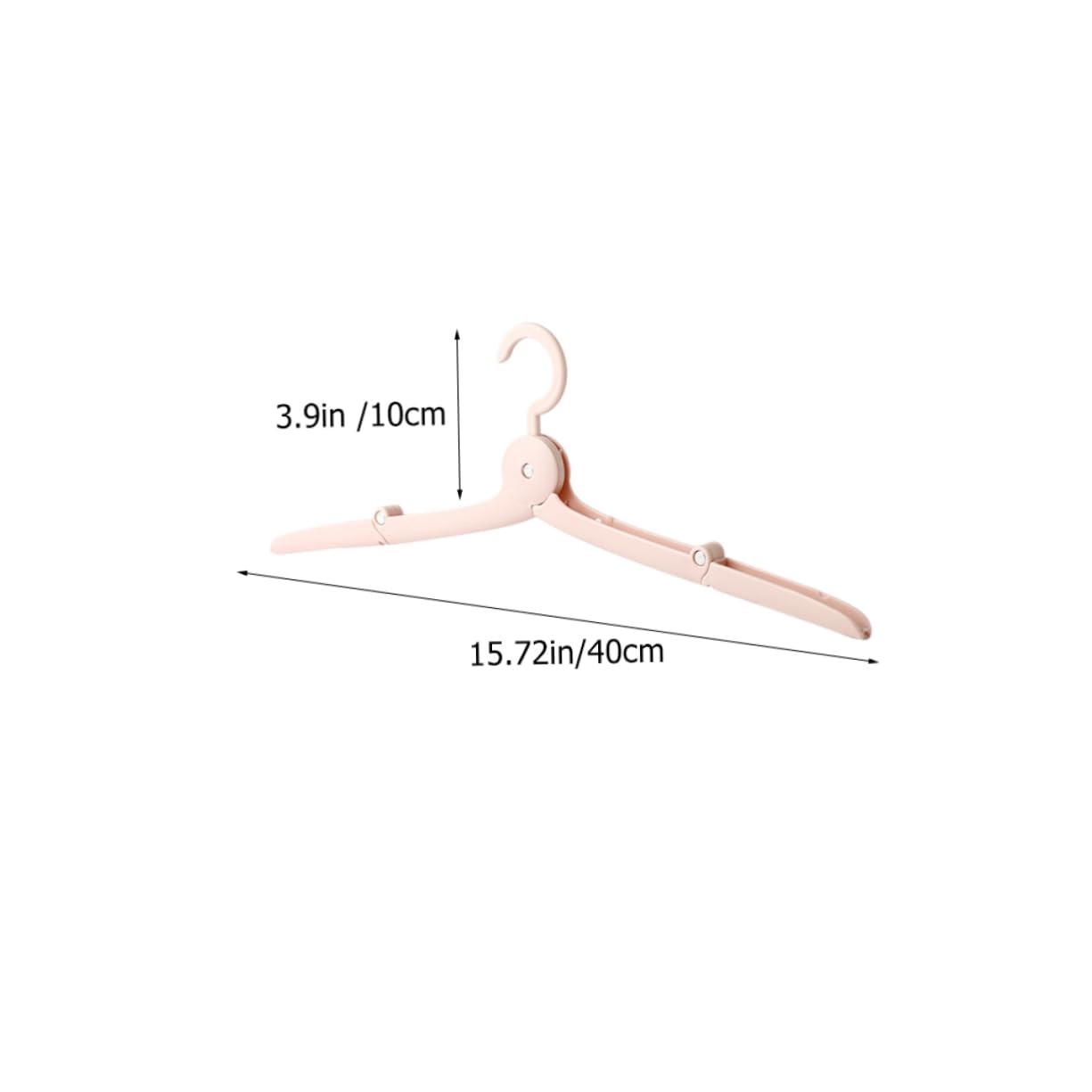 OKUMEYR 6pcs Portable Folding Hanger Travel Clothes Organizer for Hotel Camping and Dorm Use Lightweight and Versatile Hangers for Pants Shirts and Coats