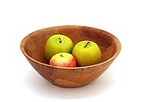 Handgemacht Gedrechselte Schale, Obstschale, Dekoschale, Holzschüssel ∅24 cm Handarbeit aus Deutschland, massives Apfelholz, Holzschale, unikat, nachhaltig, umweltfreundlich, Apfelholz