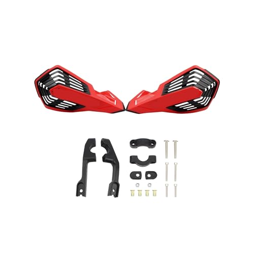 EXC KLX YZF CRF �n���h���o�[�ی샆�j�o�[�T���A�N�Z�T���[�I�[�g�o�C�n���h�K�[�h�v���e�N�^�[�_�[�g�o�C�N�ƌ݊�������(Red-black)
