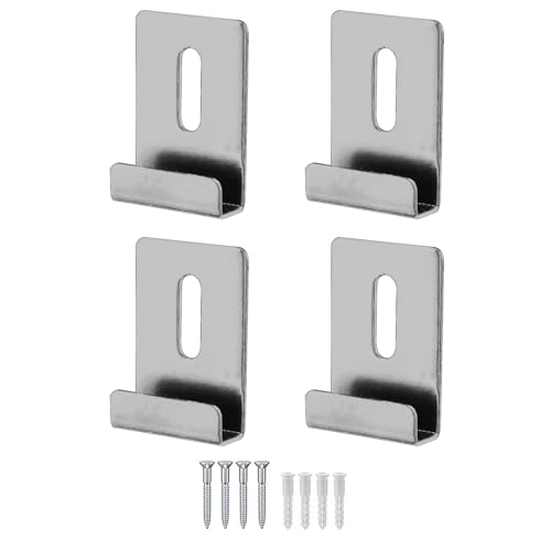 Metal Mirror Holder Clip Set (4 Pcs)