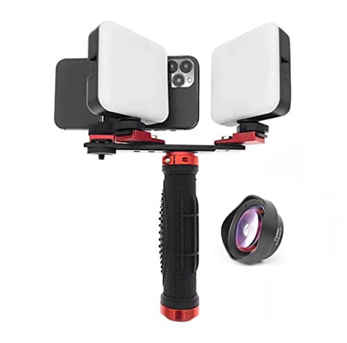 Lumière LED de Photographie Dentaire Mobile, Lumière de Photographie Dentisterie pour Le Traitement, équipement de Lampe de Poche Photo et Vidéo Colorimétrique(Size:MK-016+75mm Macro)