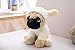 WLYY 20CM Peluche Simulación Perros Peluche Sharpei Pug Encantador Cachorro Mascota Juguete Peluche Animal Juguete Niños Niños Cumpleaños 20 cm Oveja Blanca
