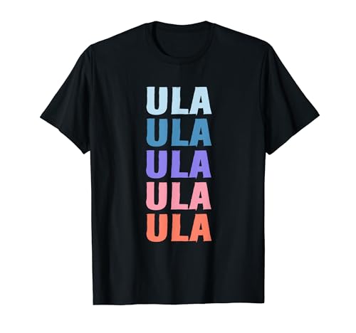 Photo de Cadeau drôle Ula Prénom personnalisé T-Shirt