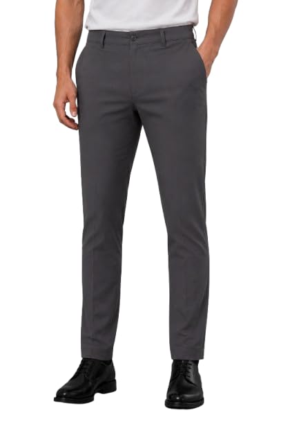 sognare Men's Formal Trousers || 4-Way Comfy-Stretch, Super-Soft, Ultra-Light Performance Grade Fabric || Smart Slim Fit || Executive/Office/Casual/Suitable for All Occasions-picture-22