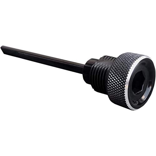 TDS01-KN Knurled Transmission Dipstick - Black