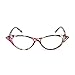 QQLHJ (Oeil de Chat) Lunettes de Lecture/de Vue Femmes élégante,Lunettes Loupes de Lecture Confort et Colorés,Design élégant de Charnière à Ressort,+ 1.0,+ 1.5,+ 2.0,+ 2.5,+ 3.0