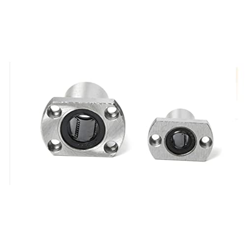 2pcs Tipo de flange de acabamento duplo rolamento linear LMH6 8 10 12 13 16 20 25 30 35 40 50 60 UU