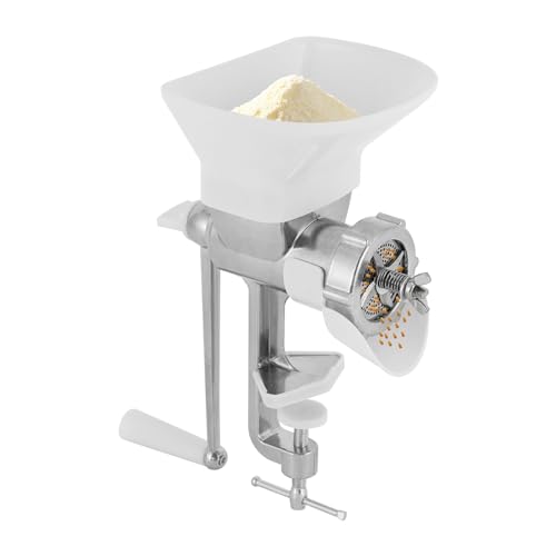 Emmliy Manual Animal Feed Food Pellet Machine, Pet Food Pellet Mell for Making Cat and Dog Bird and Fish Feeds,1.5/2.5/3.5mm Molds are Optional, Table Mount (2.5mm)