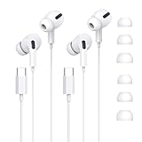 イヤホン 有線 タイプc イヤホン 【iPhone17/16/15シリーズ対応2025新版 2個】HiFi クリア通話 小型·軽量 リモコン付き type-c 人間工学に基づいた絡みに 通話対応 快適な装着感 usb c 絡み防止 遅延なし 通勤/仕事/ランニング/iPhone17ProMax Air/Android/Galaxy/iPadなど対応 image