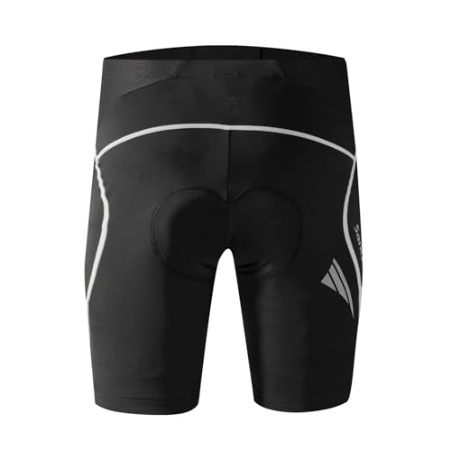 Santic Cycling Men's Shorts Biking Bicycle Bike Pants Half Pants 4D Coolmax Padded White XXXL