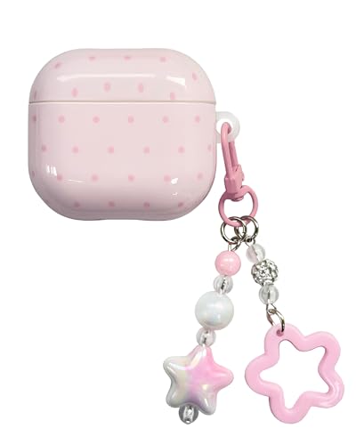AirPods 4 coque de protection rose, idée cadeau fille avec étoile