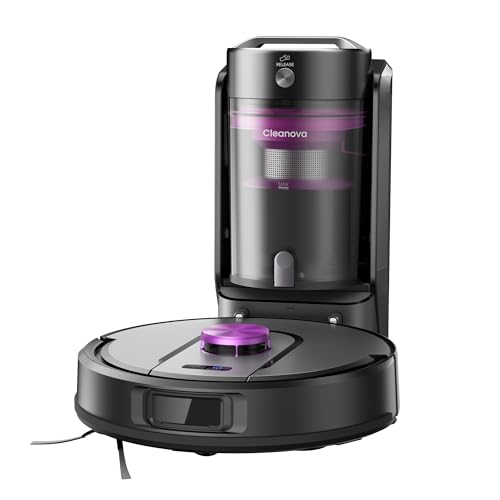 Vexilar W15 Saug- & Wischroboter + beutelloser Multi-Zyklon-Absaugstation (10000Pa, LiDAR-Navigation,Ideal für Hartböden...