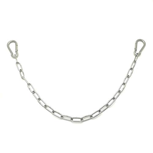 20 inch Stainless Steel Gate Chain with Carabiners Max 440 Pounds for Livestock and Poultry