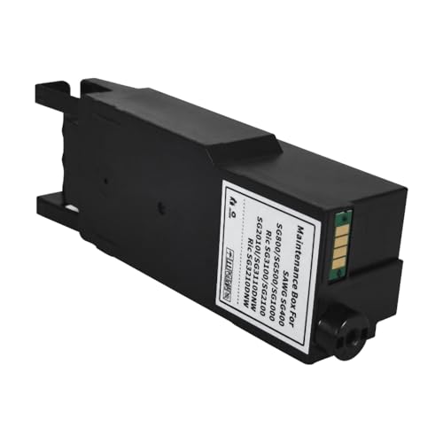 Aomya SG400 SG800 SG500 SG1000 Tintenwartungsbox GC41 Resttintentank, kompatibel mit Ricoh Sawgrass Virtuoso SG3100 SG2100 SG2010 Sublimationsdrucker IC41 Wartungstank, 2 Stück