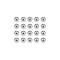 sourcing map 20 Stück Präzision Kugeln 7.5mm Fest Chromstahl G10 für Kugellager Schlüsselanhänger Rad