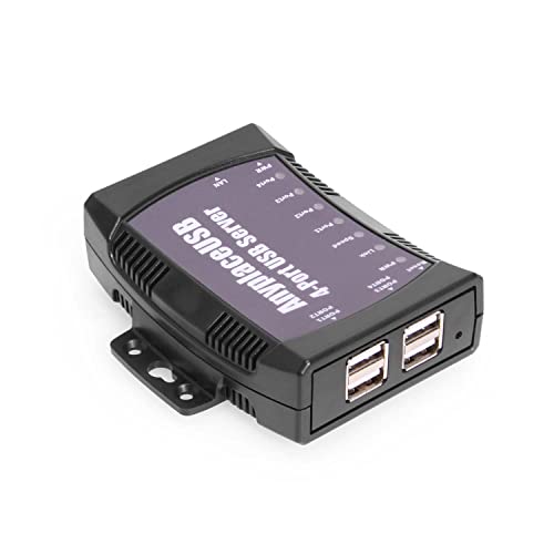Anyplaceusb 4-Port Usb Over Ethernet Usb Device Server #TOP1