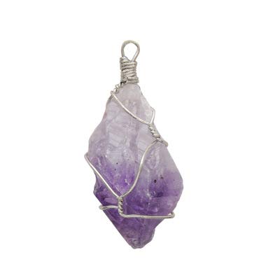 Collier en Cristal de Pierre Naturelle et argent massif fabriqué avec des minéraux certifiés