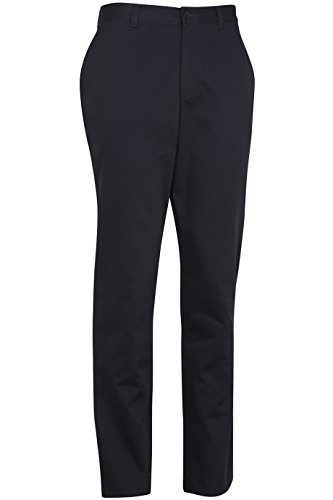 Edwards Men's Flat Front Slim Chino Pant, Dark Navy, 36 28