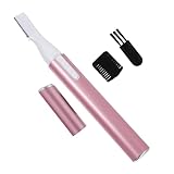 BCOATH 充電式女性用電動眉毛鼻毛シェーバー 軽量コンパクト刃搭載 鋭利で肌に優しい眉コーム付き 持ち運び便利なミニムダ毛処理器