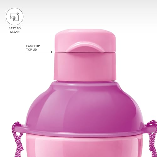 Image of Milton Kool Prime 400 Insulated Kids Water Bottle, 390 ml, Light Pink | BPA & Lead Free | Food Grade | Leak Proof | PU Insulated | Easy to Carry
