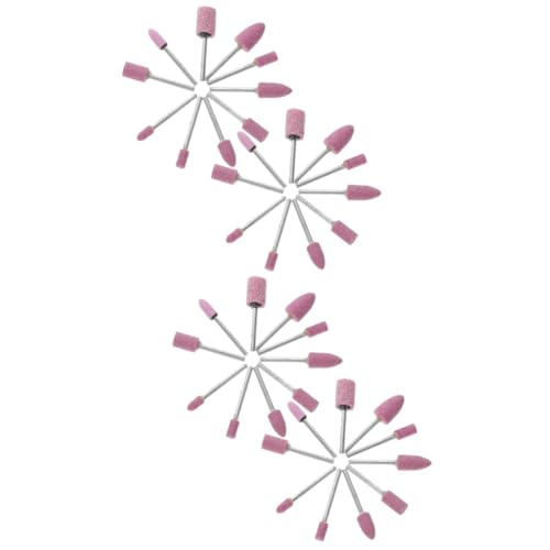 KICHOUSE 2sets Rotary Tool Abrasive Stones High Hardness Grinding Bits Long Life 20pcs*2