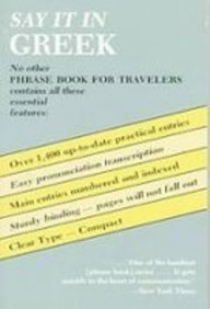 Library Binding Say It in Modern Greek Book