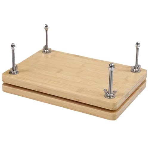 製本機 ポータブル 軽量 木製 多目的 フラワープレス 手作り 製本ツール