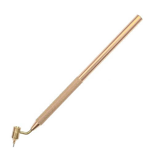 Tiardey 2PCS Fluid Writer Pen Fine Line Fluid Writer Pen Portable Repair Slanted Fine Line Painting Pen Tool for Scratches Stone Arts and Crafts Calligraphy
