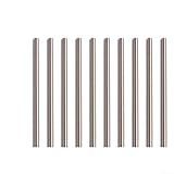 10 Stück Hartmetallstäbe, 100 mm lang mit geradem Schaft, metrische Größe für den Einsatz in Drehmaschinen-Werkzeugherstellung und Fräsern (2,5 mm)