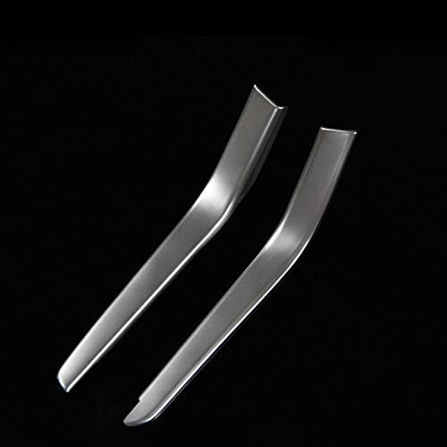 Interior Center Console Water Cup Holder Frame Trim Cover 2pcs for Mercedes-Benz GLS Class X166 2015-2019