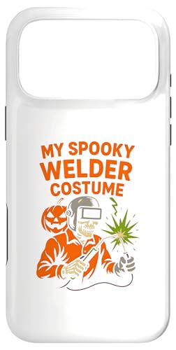 溶接スケルトン My Spooky Welder コスチューム 楽しい メンズ ハロウィン スマホケース iPhone 17 Pro Max 用