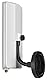 Oehlbach Scope Vision Outdoor DVB-T2 HD - wasserfeste Außenantenne UV Beständige DVB T2 Antenne - rauscharmer DVB-T-Verstärker - Ideal für Camping, LKW und Wohnwagen - weiß