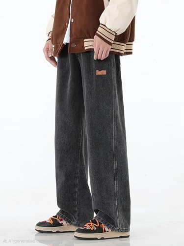Image of Lymio Jeans for Men | Denim Jeans for Men | Baggy Loose Fit Pants (LU-66-69)