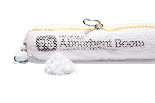 Image of PIG Oil Boom - Oil-Only Absorbent Boom - 4 Pack - 5 inch x 10' Boom - Absorbs up to 6 gallons per Boom - BOM405