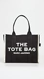 Marc Jacobs Damska żakardowa duża torba na ramię, Czarny, One Size